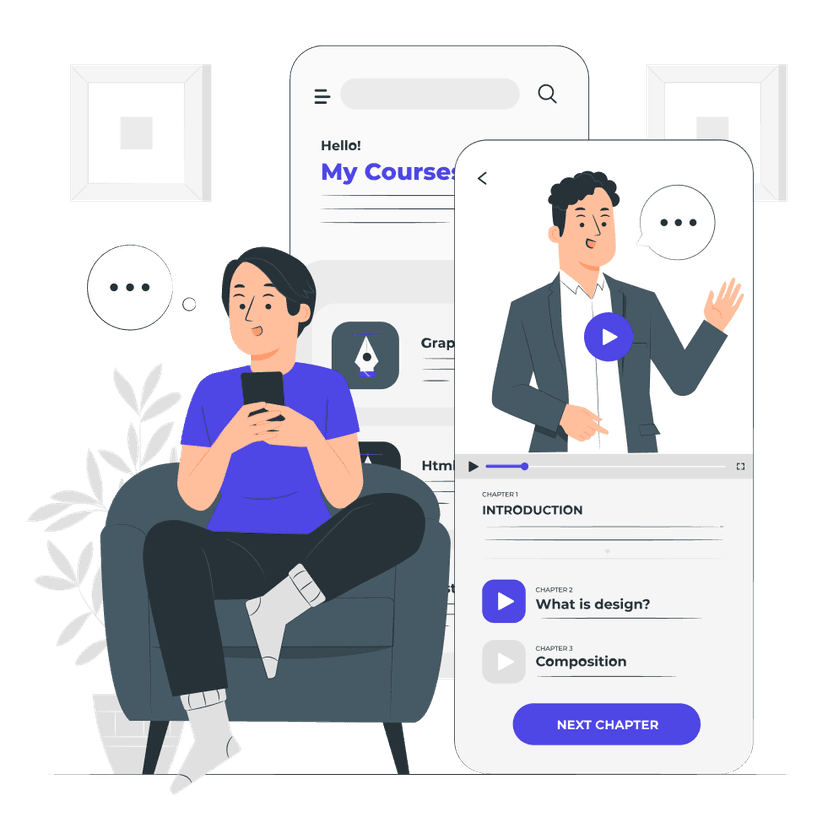 Smart course matching illustration